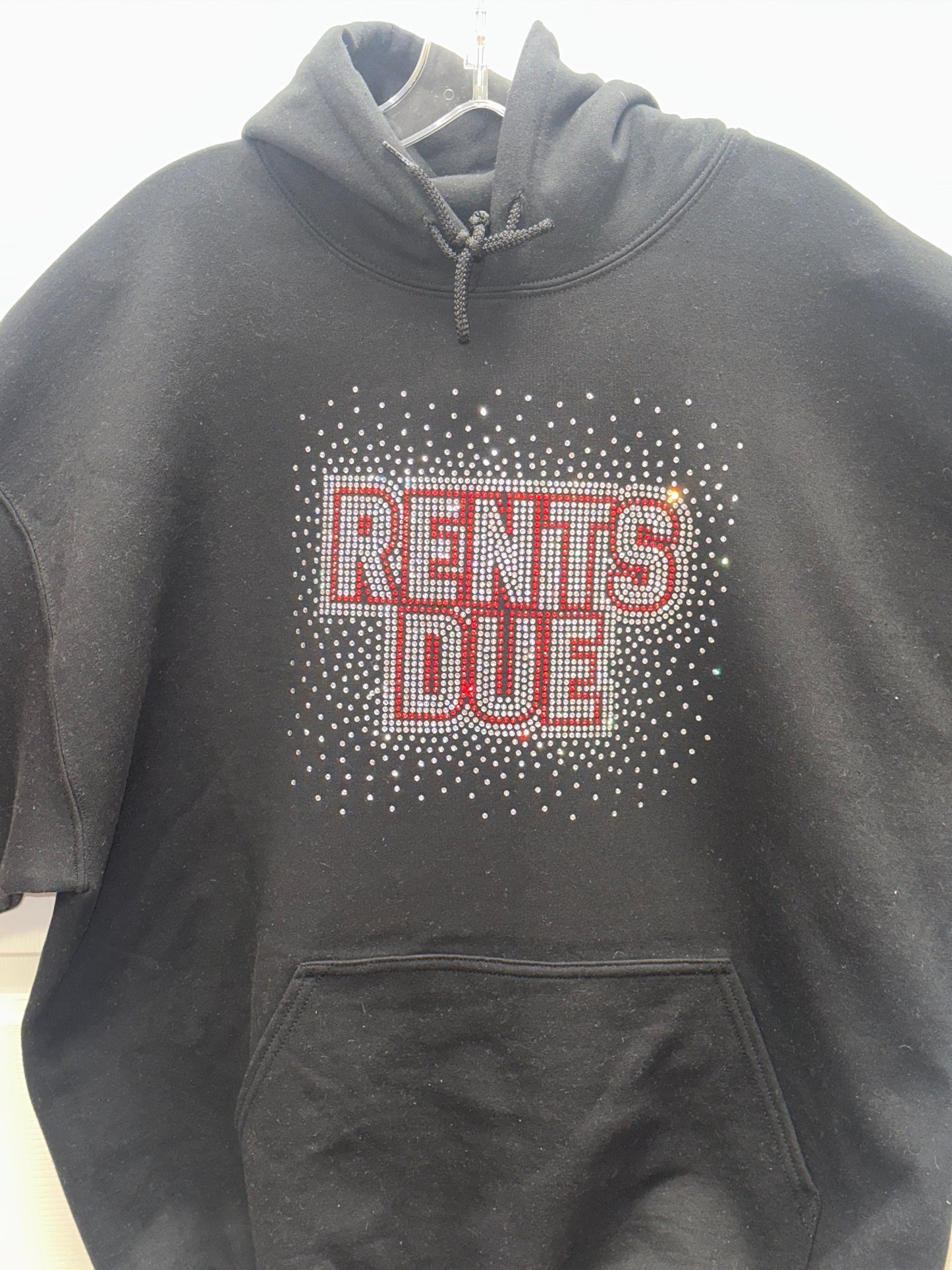 Rents Due Bling Hoodie