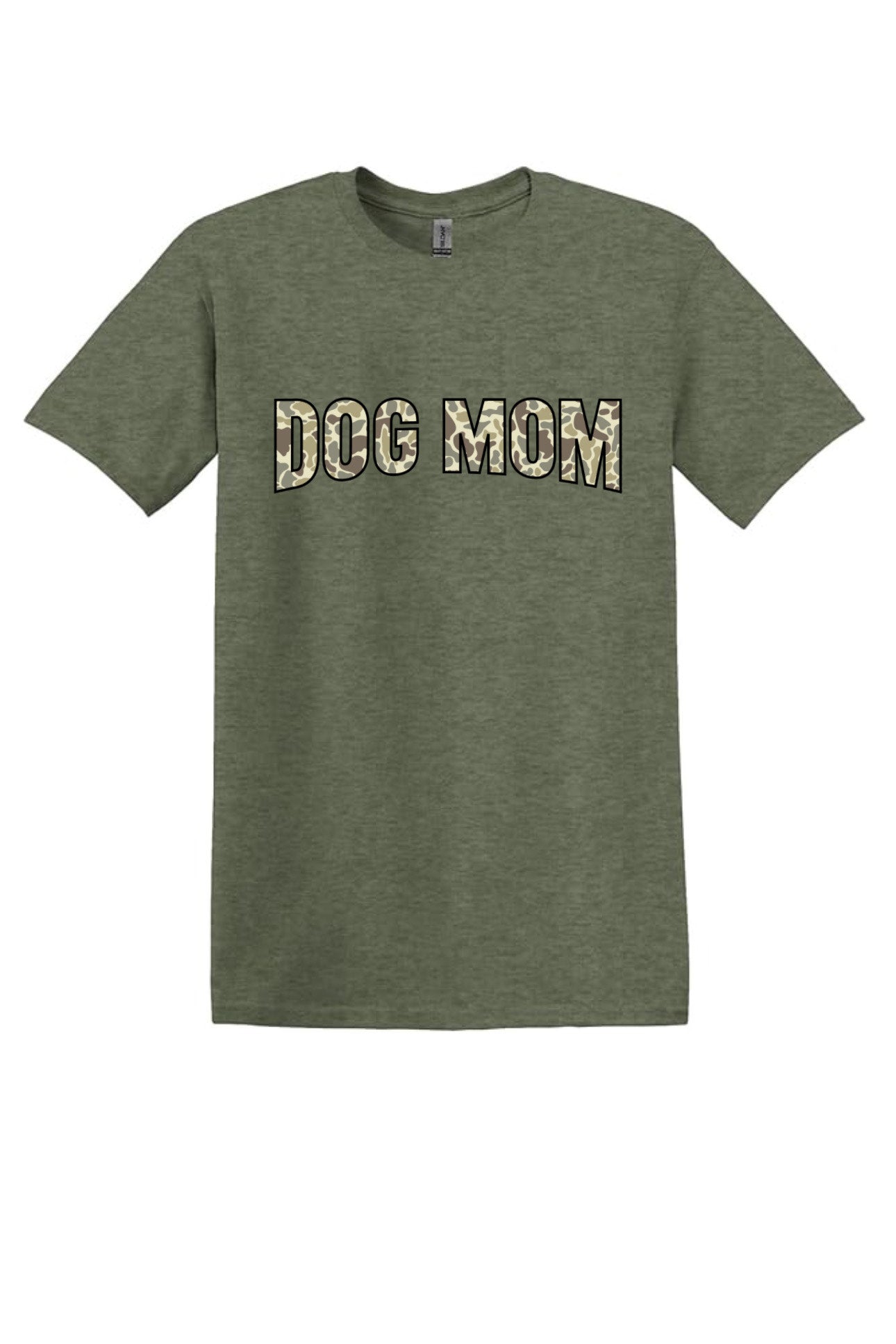 Camo Dog Mom T-Shirt
