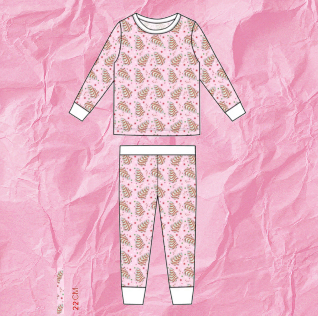 Christmas Cake Cutie Bamboo Pajamas