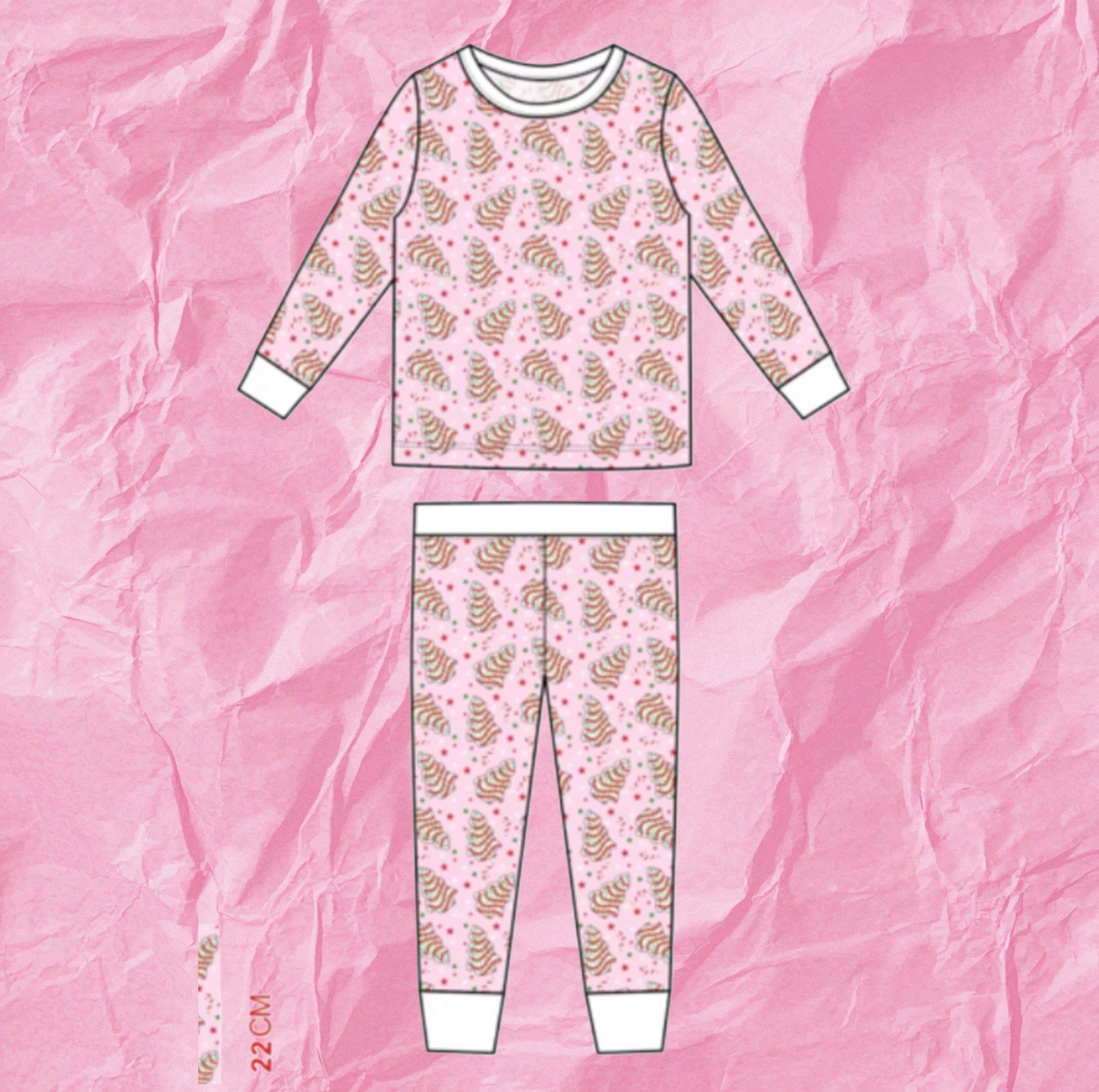 Christmas Cake Cutie Bamboo Pajamas