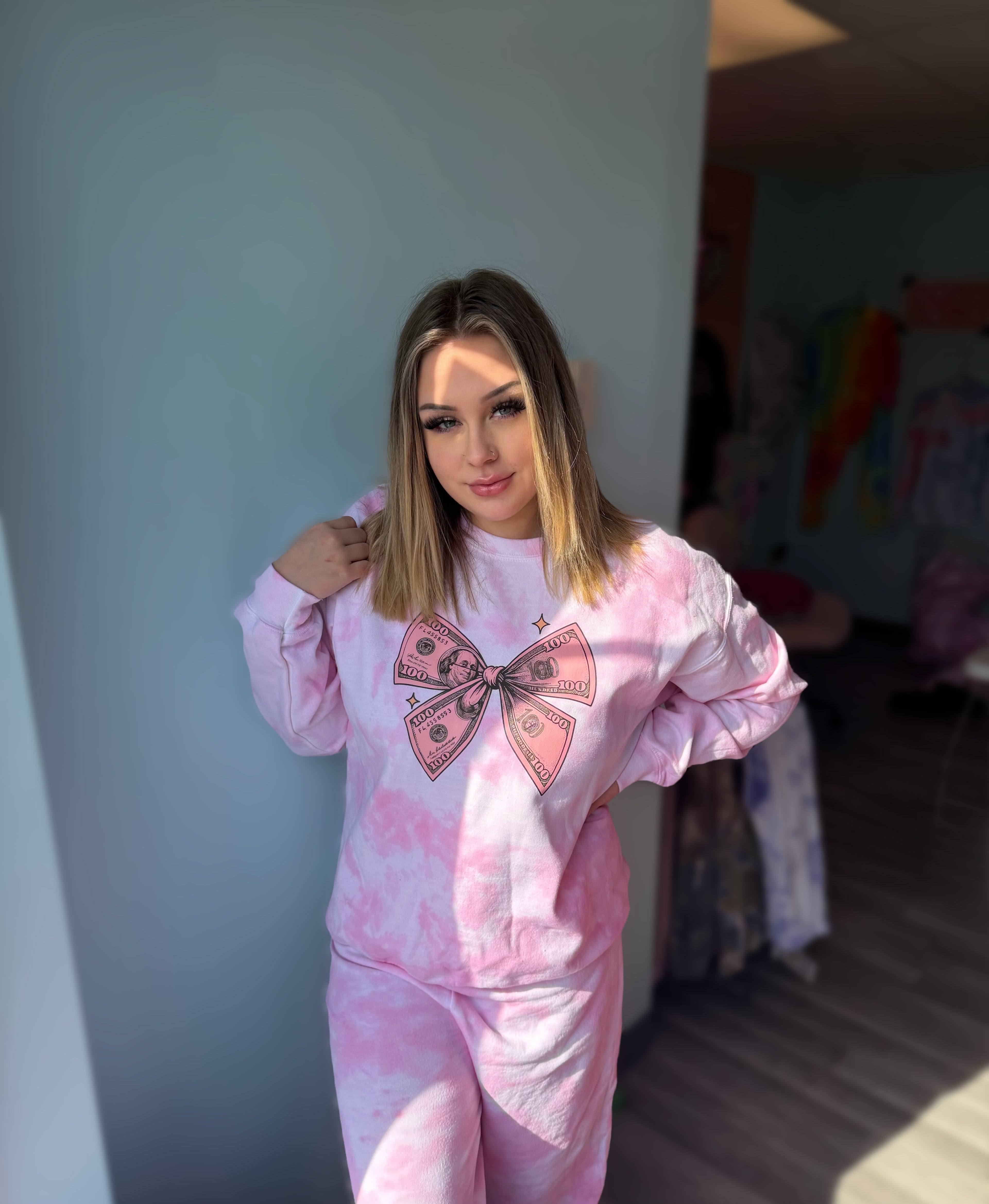 Money Bow Tye Dye Set
