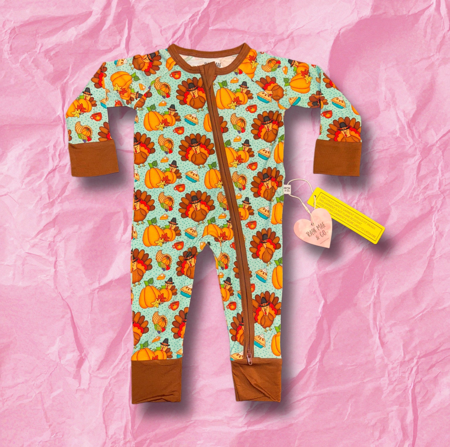 Boys Turkey Bamboo Pajama