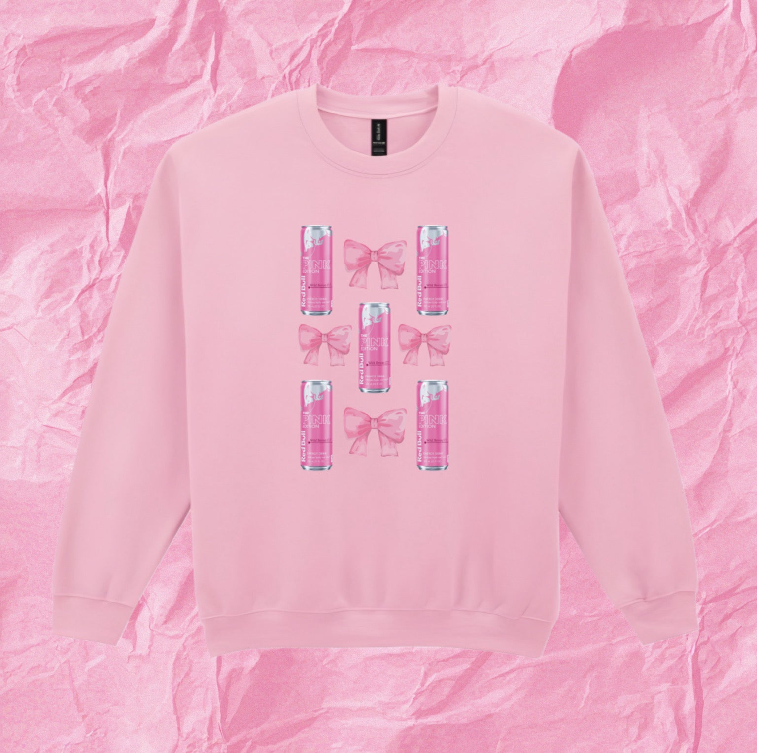 Pink Redbull Crewneck
