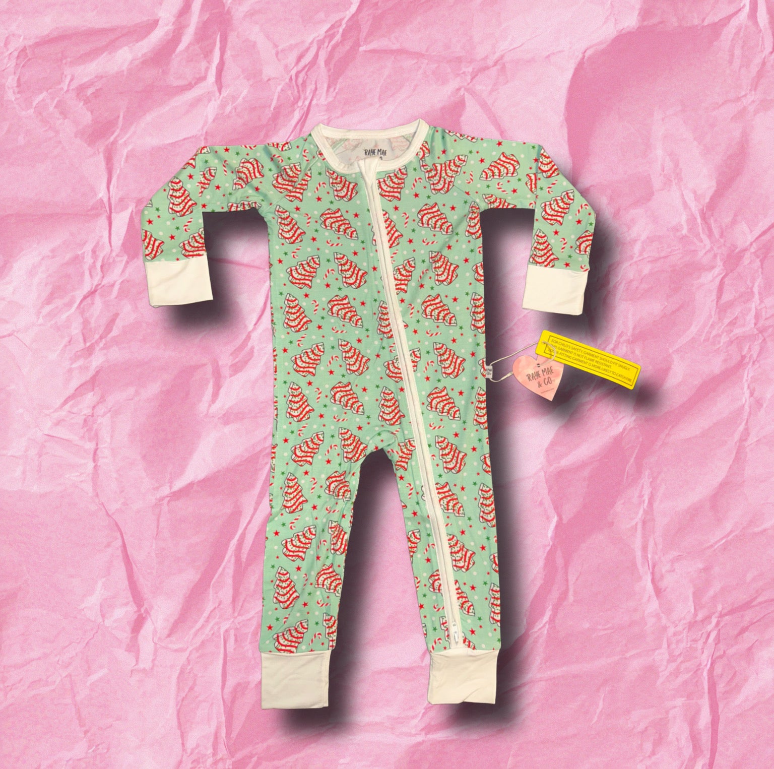 Christmas Cake Cutie Boy Bamboo Pajamas