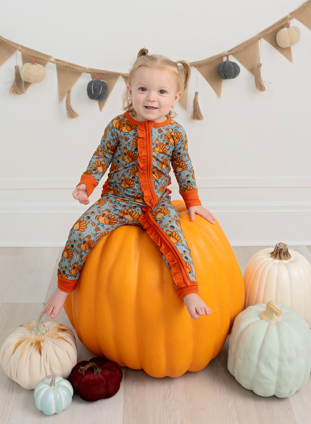 Girls Turkey Bamboo Pajamas