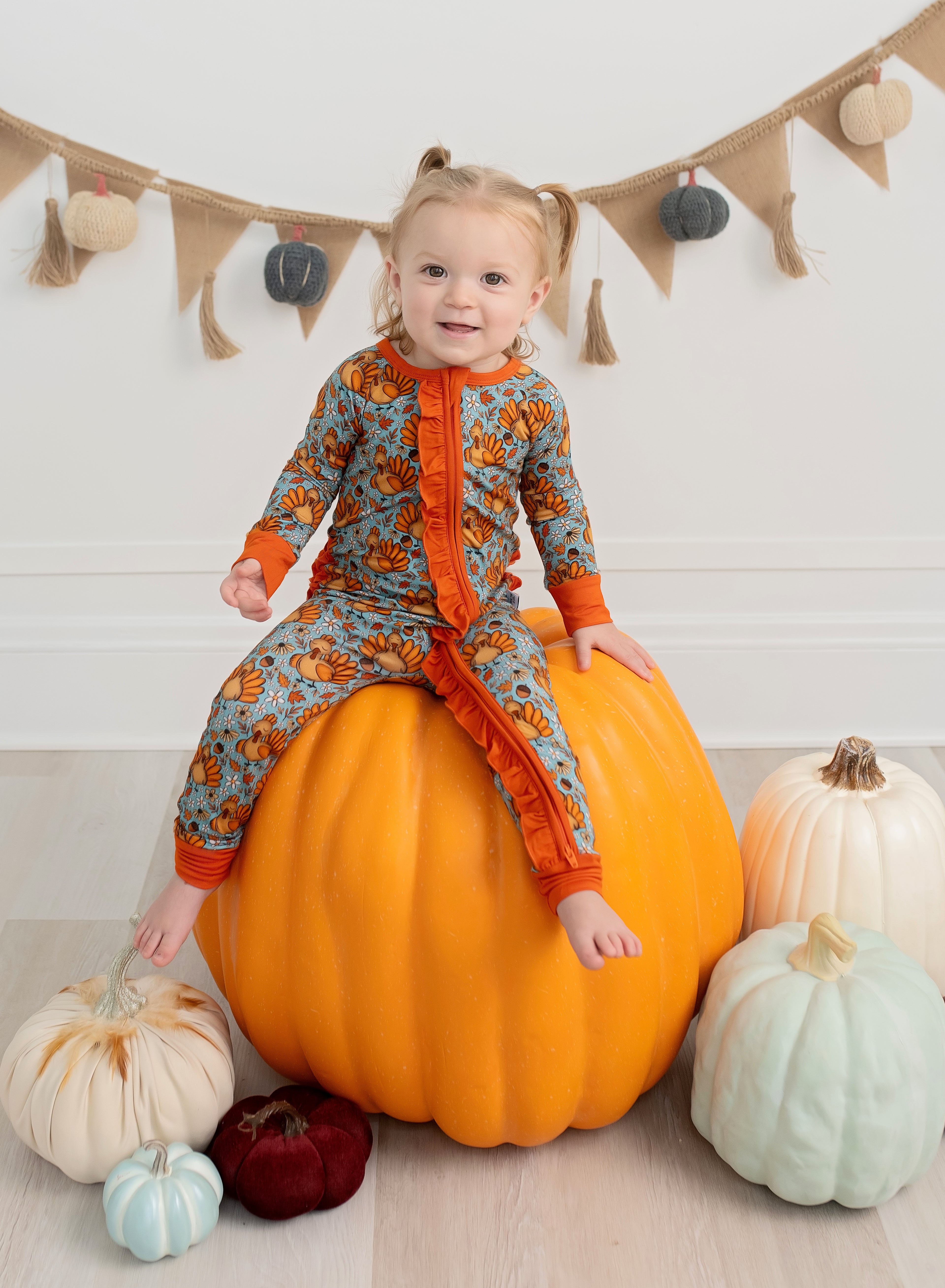 Girls Turkey Bamboo Pajamas