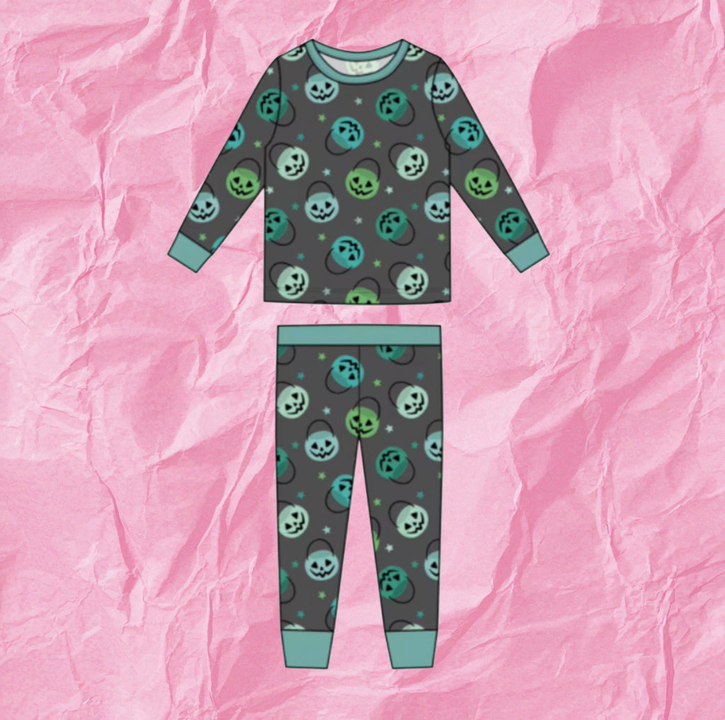 Spooky Cutie Boy Bamboo Pajamas