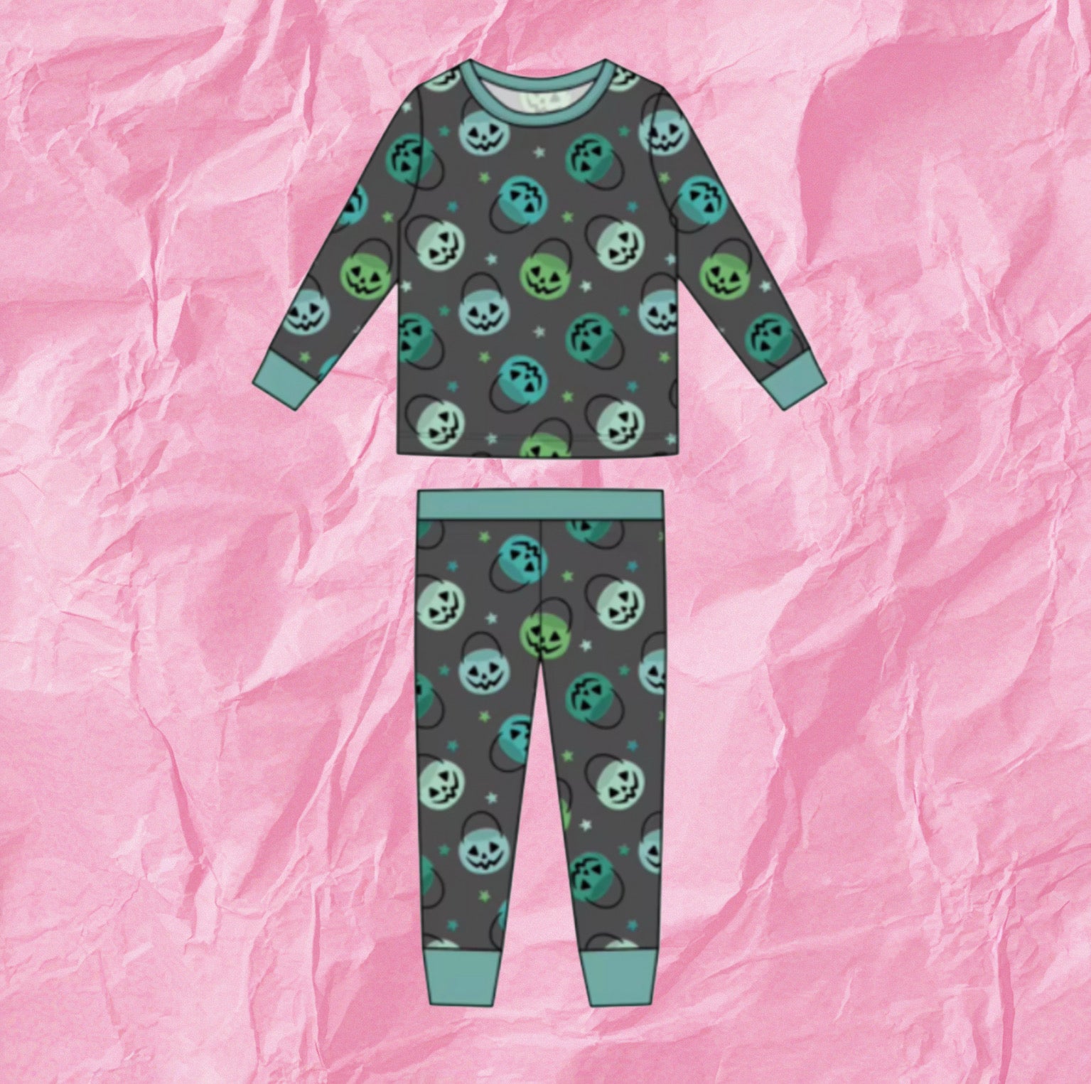 Spooky Cutie Boy Bamboo Pajamas