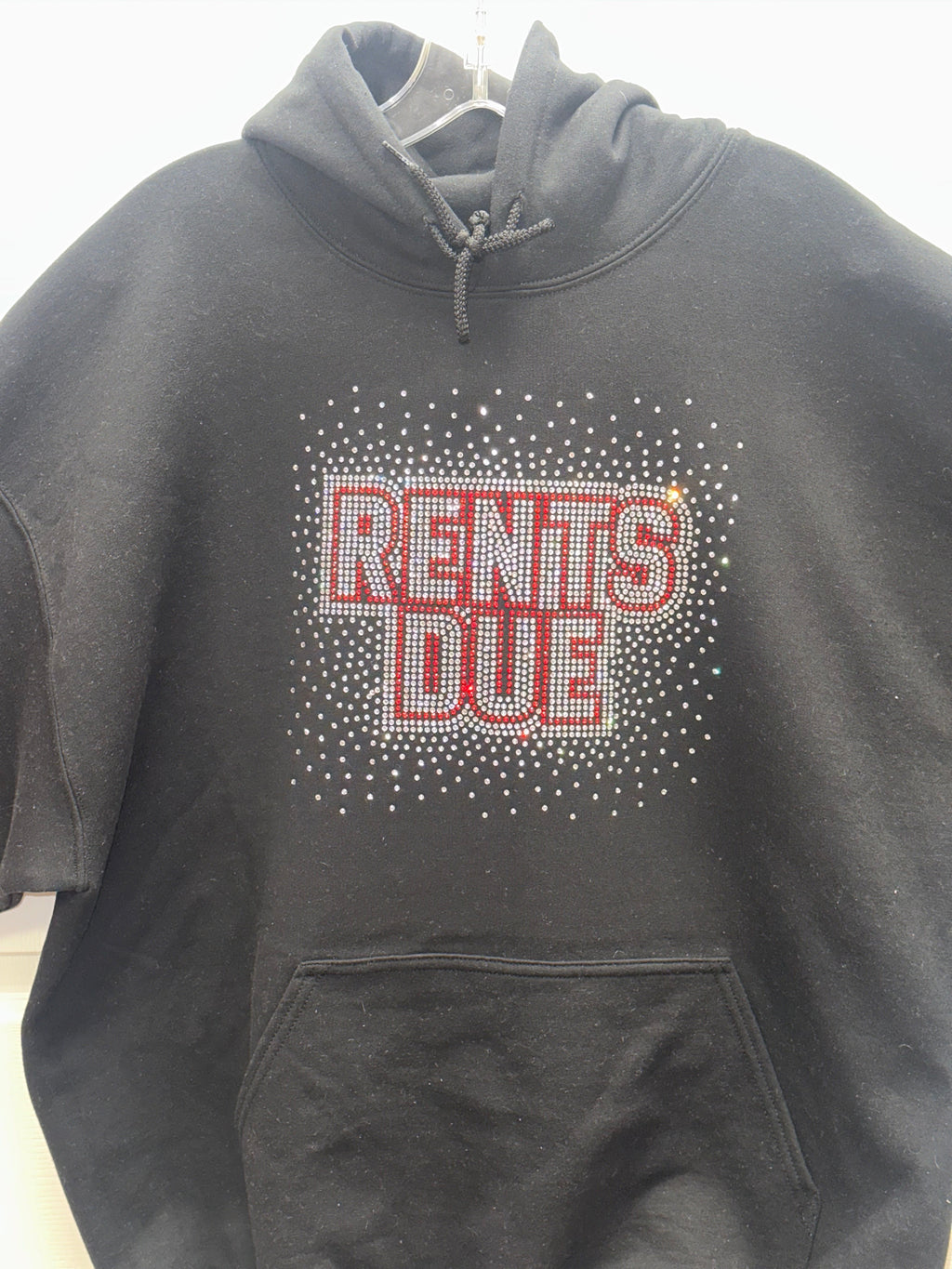 Rents Due Bling Hoodie