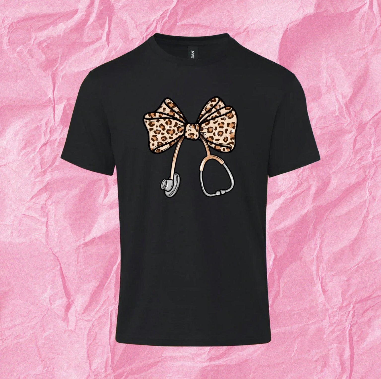 Leopard Stethoscope T-Shirt