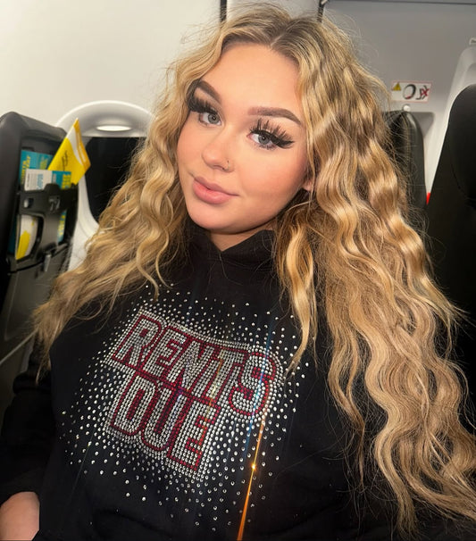 Rents Due Bling Hoodie