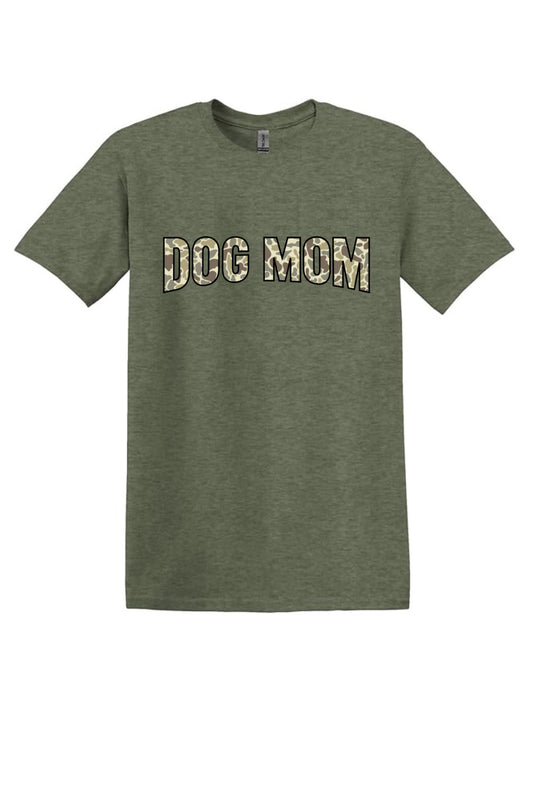 Camo Dog Mom T-Shirt