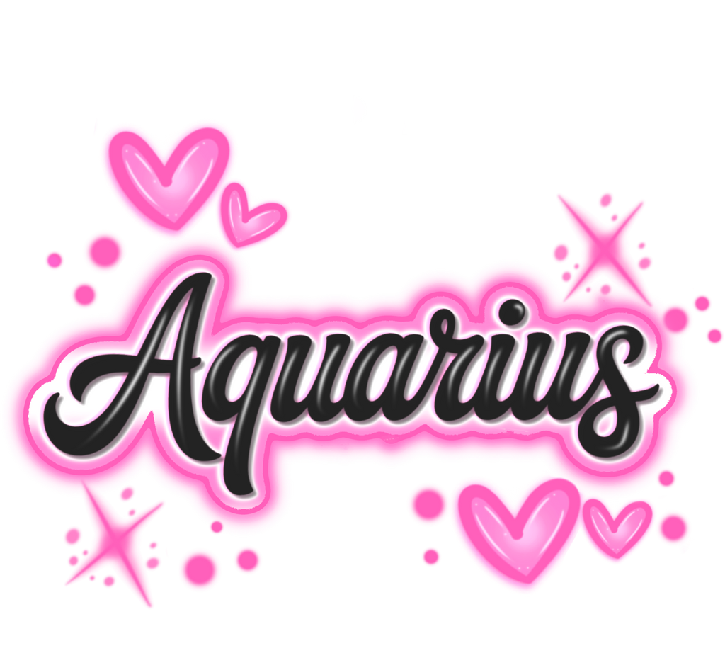 Pink Graffiti Zodiac Signs