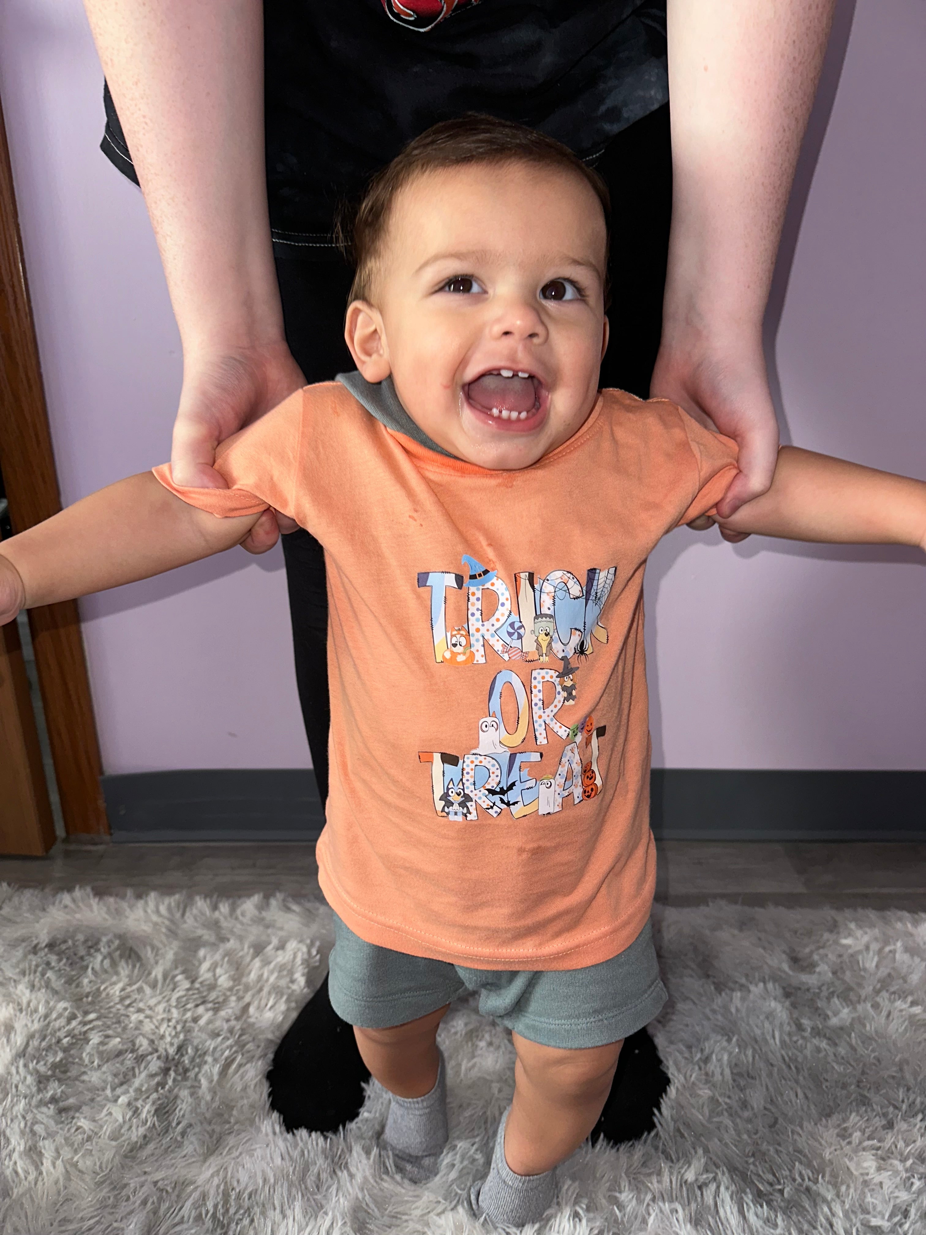 Trick or Treat Toddler tshirt