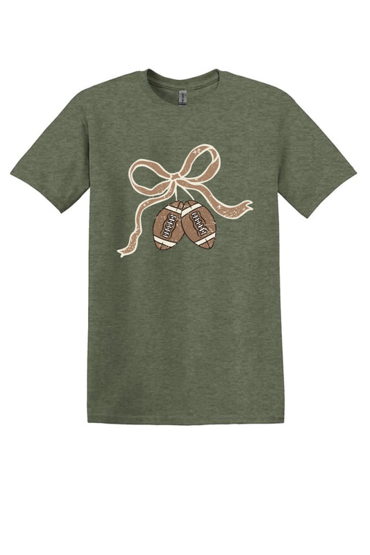 Bow Football T-Shirt