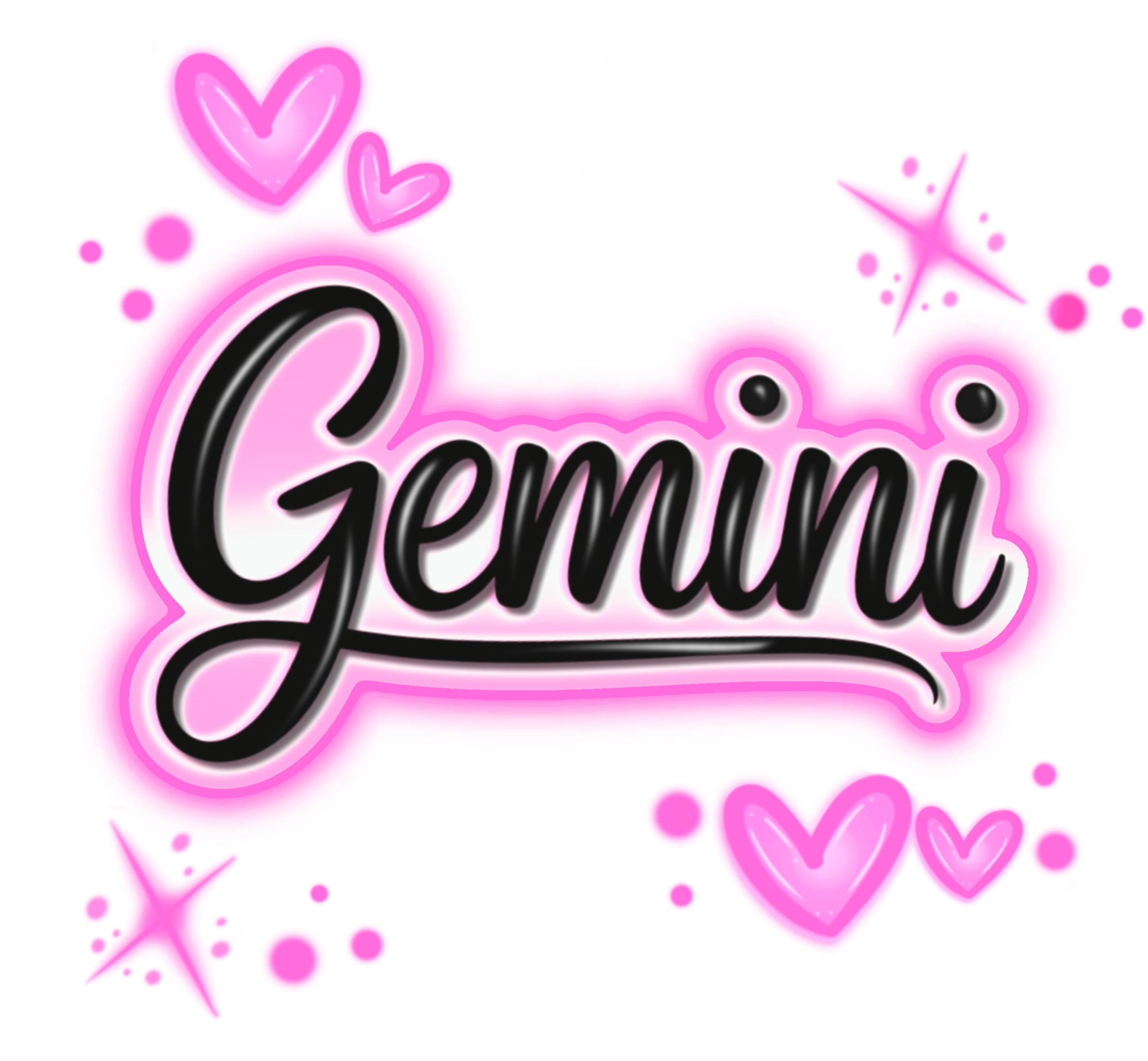 Pink Graffiti Zodiac Signs