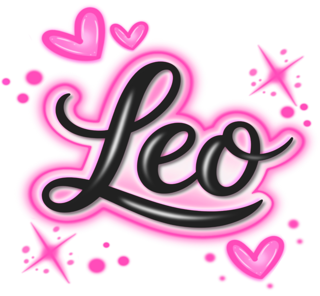 Pink Graffiti Zodiac Signs