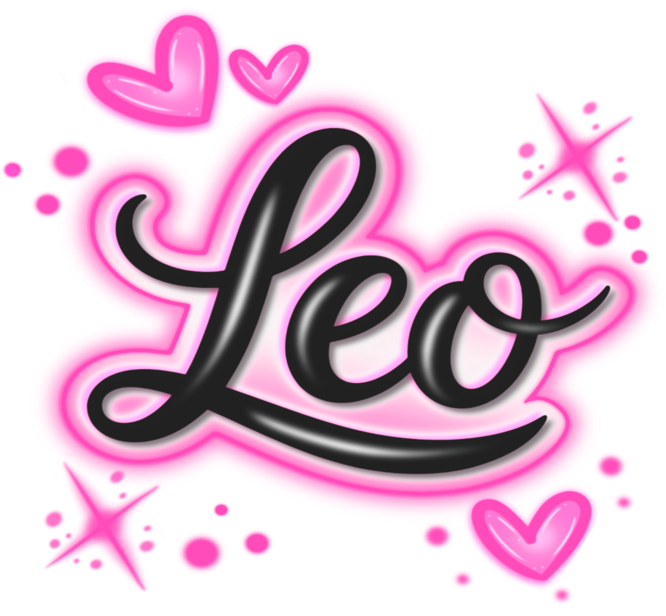 Pink Graffiti Zodiac Signs