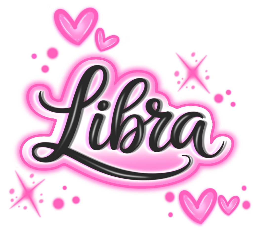 Pink Graffiti Zodiac Signs