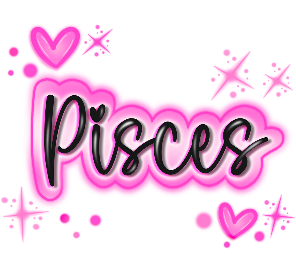 Pink Graffiti Zodiac Signs