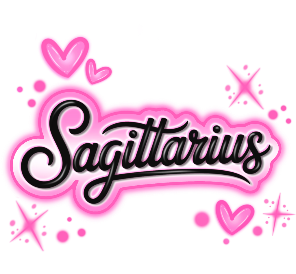 Pink Graffiti Zodiac Signs